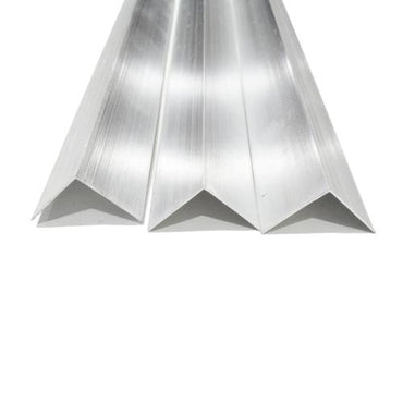 2.5 CM x 2.5 CM x 6 M / TM Lis Meja Etalase Rak Siku Aluminium Batang