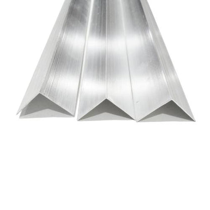 2.5 CM x 2.5 CM x 6 M / TM Lis Meja Etalase Rak Siku Aluminium Batang