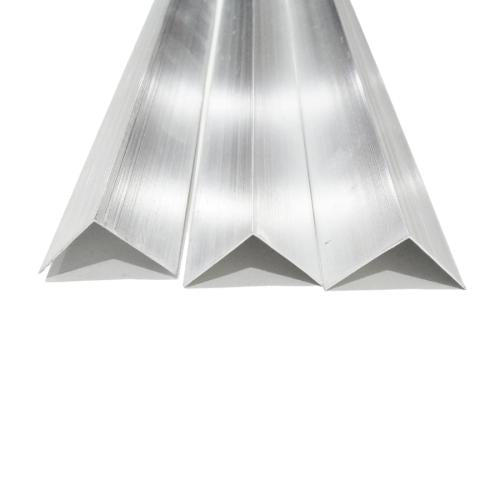 2.5 CM x 2.5 CM x 6 M / TM Lis Meja Etalase Rak Siku Aluminium Batang