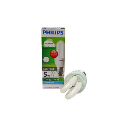 5 WATT / PHILIPS Essentials Lampu Bohlam Jari Tube Putih