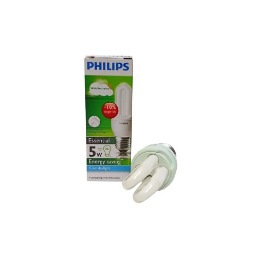5 WATT / PHILIPS Essentials Lampu Bohlam Jari Tube Putih