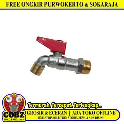 1/2 IN / PAORISONIC 01 Kran Air Tembok Taman Bola Ball Valve Stainless