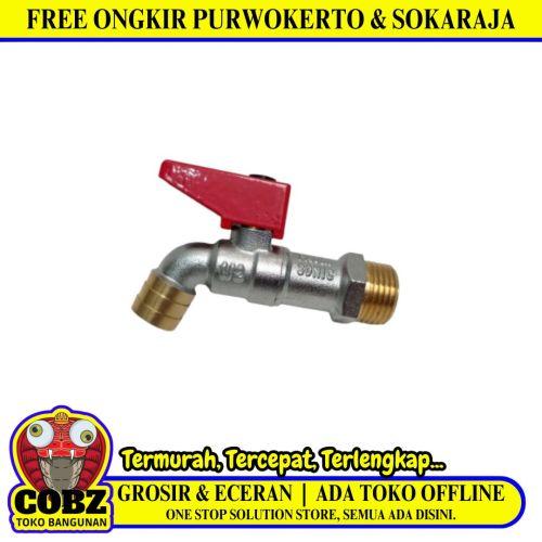1/2 IN / PAORISONIC 01 Kran Air Tembok Taman Bola Ball Valve Stainless