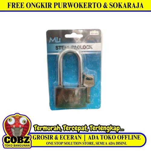 50 MM / MLI Gembok Pintu Pagar Padlock Anti Maling Leher Panjang