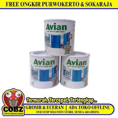 200 CC / AVIAN GLOSSY Cat Kayu Besi Wood Metal Paint Kaleng