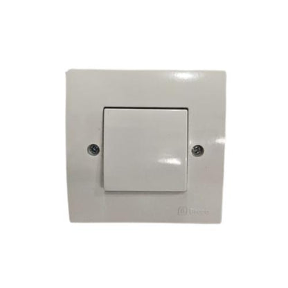 BROCO NG NEURAY Saklar Tunggal Single Engkel 1 Gang Tanam IB Inbow Putih