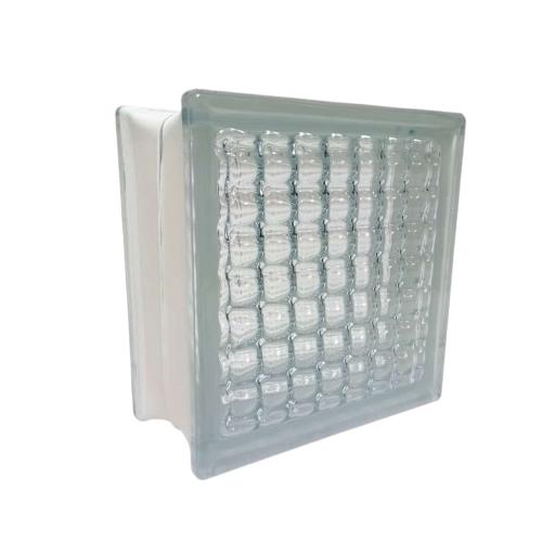 190 MM x 190 MM x 95 MM / MULIA CANDI Glassblock Rooster Blok Kaca Biji