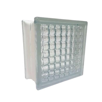 190 MM x 190 MM x 95 MM / MULIA CANDI Glassblock Rooster Blok Kaca Biji