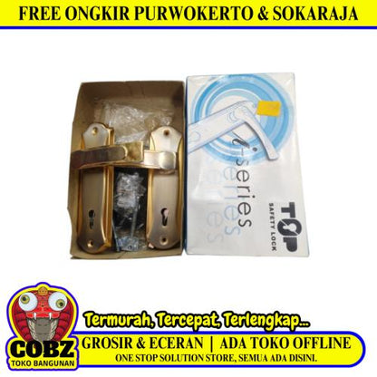 TOP I-SERIES  Handle Door Lock Tarikan Handle Kunci Pintu Tanggung Set