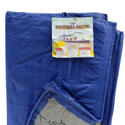 4 M X 6 M / TM A5 Terpal Tarpaulin Tutup Plastik PVC Warna Luar Warna Dalam