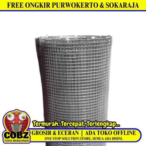 1/2 IN x 1/2 IN x 120 CM / TM Kawat Ram Loket Ayakan Pasir Galvanis Meter