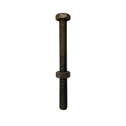 M 12 / TM Baut Mur Hexagon Bolt Nut Flat Head Hitam KG