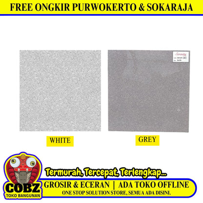 60 CM x 60 CM / SERENITY KANVAS Granit Lantai Rumah Glossy Dus