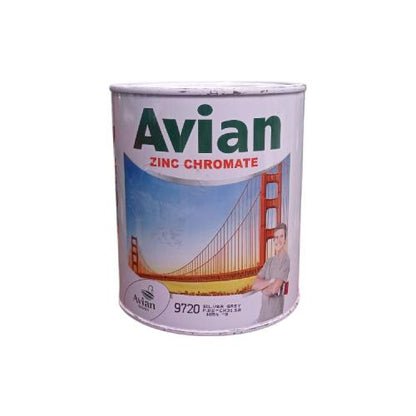 1 KG / AVIAN Dasar Meni Besi Anti Karat Zinc Chromate Primer Kaleng