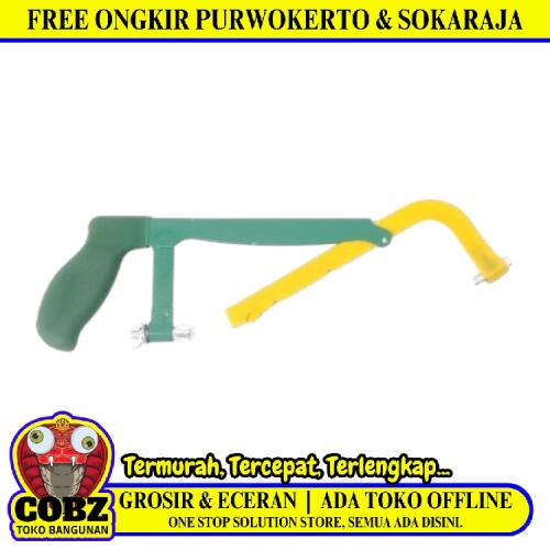 12 IN / WANLY Gagang Gergaji Gendewa Gorok Potong Besi Logam Bahan Karet