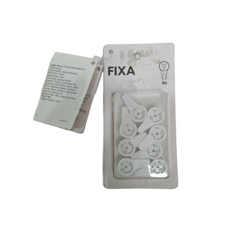 1K FIXA Kapstok Cantel Gantungan Baju Dinding Mini Bahan Set