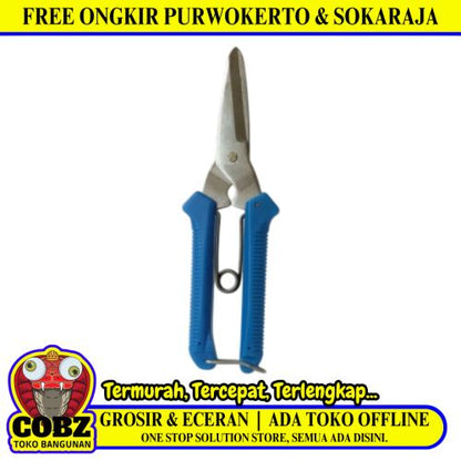 7 IN / FREDER Gunting Dahan Lurus Ranting Tanaman Pruning Shears