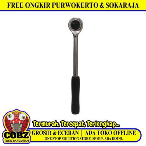 1/2 INCH / HDT Stang Gagang Handle Kunci Sok Shock Socket Ratchet