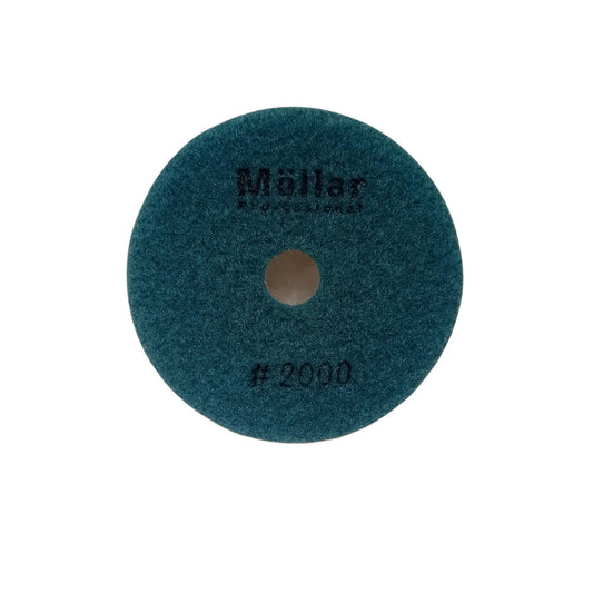 4 IN x Grit 2000 / MOLLAR Mata Poles Marmer Diamond Polishing Pad