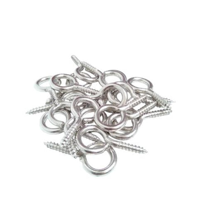 NO 10 / TM Sekrup Hak Tutup Cantel Kandang Burung Figura Silver Biji