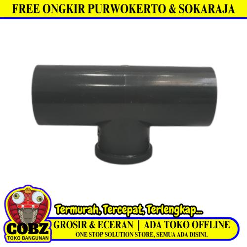 1/2 IN x 3/4 IN / RUCIKA AW TDD Tee Drat Dalam Faucet Tee Fitting Pipa PVC