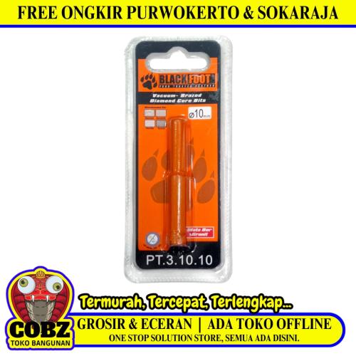 10 MM / BLACKFOOT Mata Coring Diamond Core Pelubang Keramik Granit Kaca