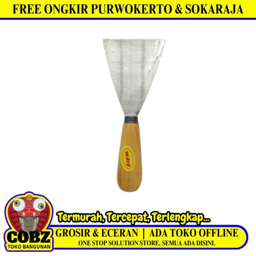 3 IN / HDT Sekrap Kape Scrapper Cat Perata Acian Gagang Bahan