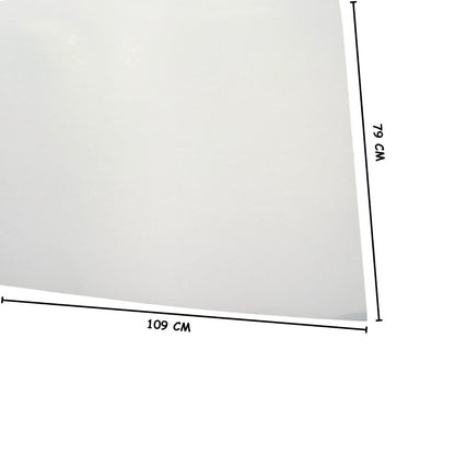 109 CM x 79 CM / TM Kertas Karton Duplex Duplek Putih Lembar