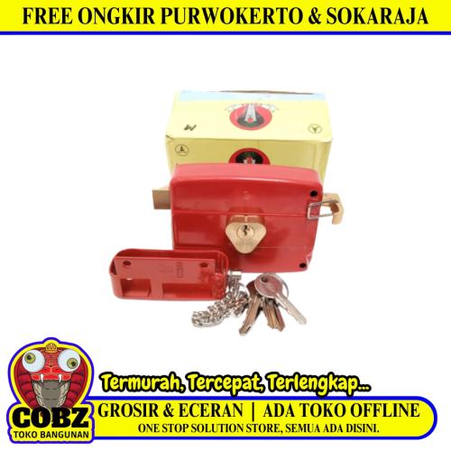 COBRA KD021/10-002 Grendel Pintu Laci Lemari Otomatis Rim Night Latch