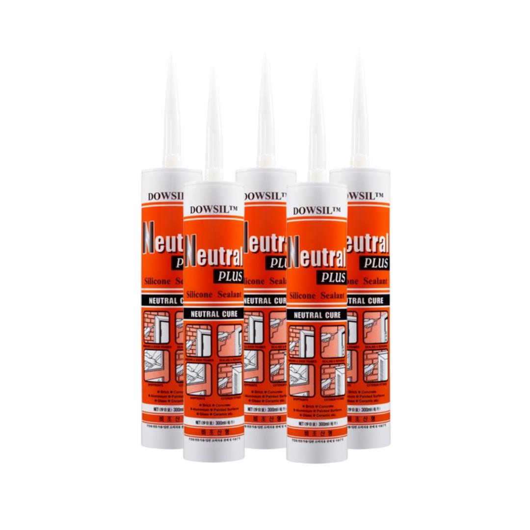 300 ML / DOWSIL Lem Silicone Sealant Kaca Akrilik Neutral Botol