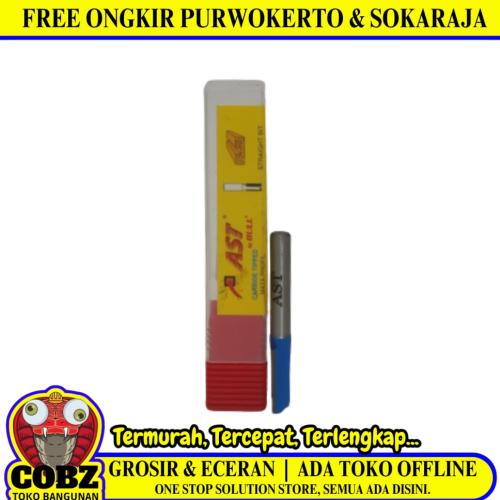 1/4 IN x 8 MM / AST BULL Mata Bor Profil Router Lurus Straight Bit