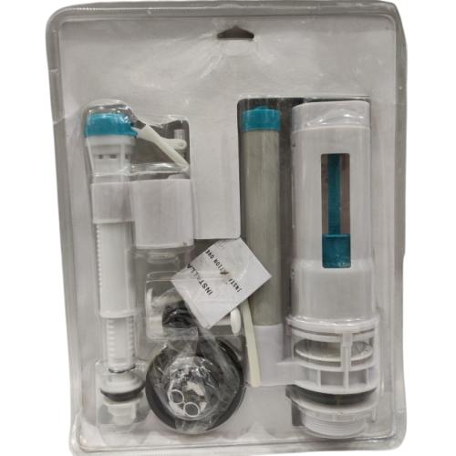 SILVER STAR Alat Perlengkapan Kloset Monoblok Dual Flush Bulat Set