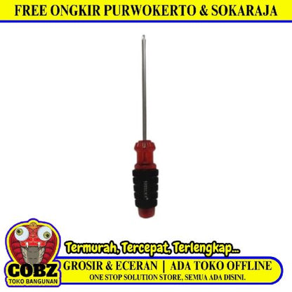 6 IN / SHISUKA Obeng Screwdriver One Way Plus Gagang Fiber