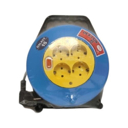 15 M / DEXICON GALAXY Kabel Roll Stop Kontak Colokan Full Tembaga SNI