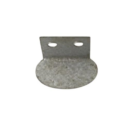 TM Klem Siku L Plat Penjepit Penahan Kaca Cermin Besi Chrome Biji