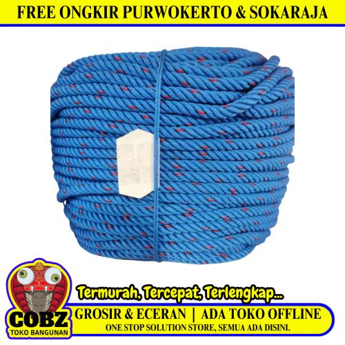 14 MM / NM Tali Tambang Ikat Nylon Plastik PVC Warna Per Meter