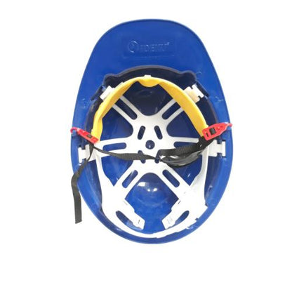 IDEKU Helm Proyek Tukang Safety Pelindung Keselamatan Kepala Biru