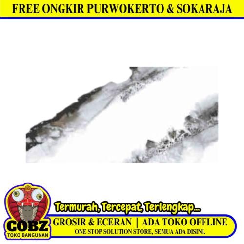 60 CM x 120 CM / SERENITY KINGSTONE ASH Granit Dinding Kamar Mandi Glossy Dus