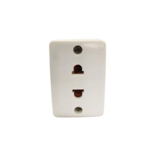 1 LUBANG / COMET 127 Stop Kontak Comet Tempel OB Outbow Cream