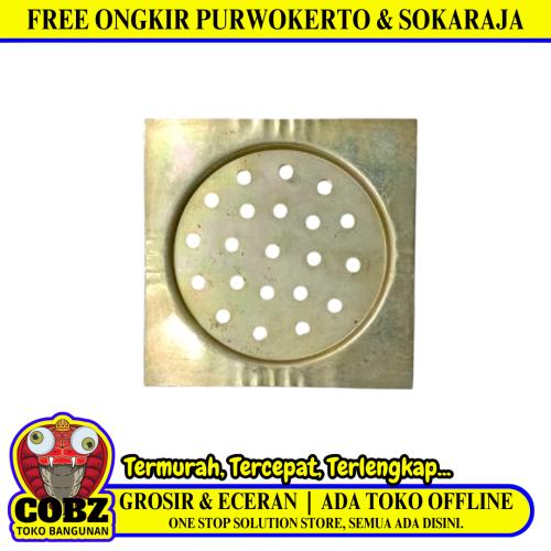 4 IN / NM 001 Saringan Got Plat Floor Drain Kamar Mandi Stainless