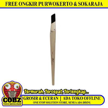 18 MM / PRIMA Kuas Lukis Tembok Kayu Besi Air Acyrlic Paint Brush