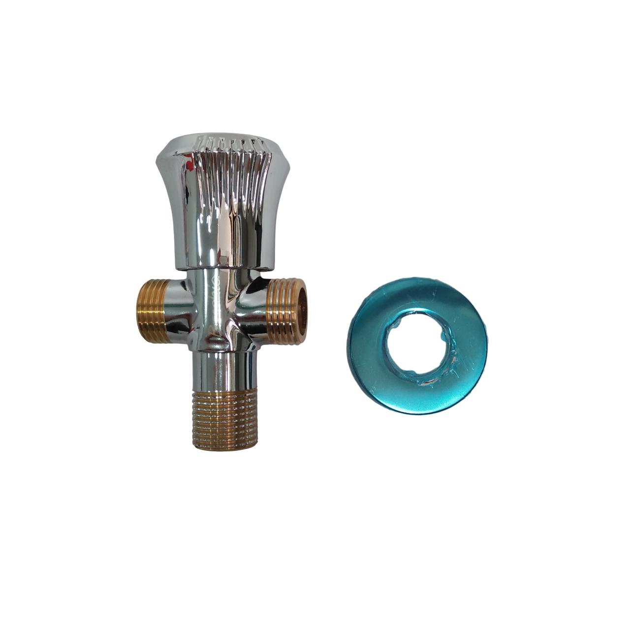 1/2 IN / BRACHIO Stop Kran Air Cabang Tee Shower Kloset Stainless