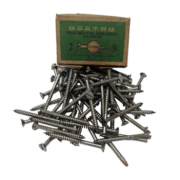2 IN / CHW Sekrup Baut Kayu Kepala Rata Minus Wood Screw Dus