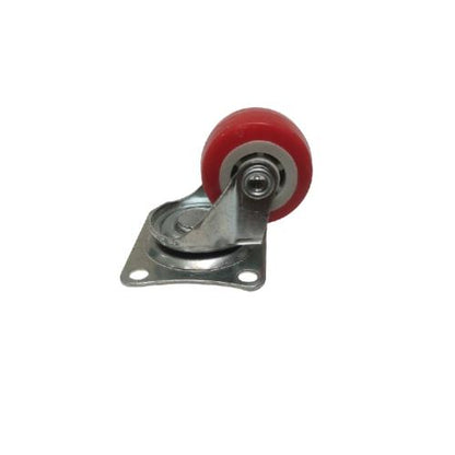 1 IN / TM Roda Hidup Trolly Non Rem Plat Nylon Merah