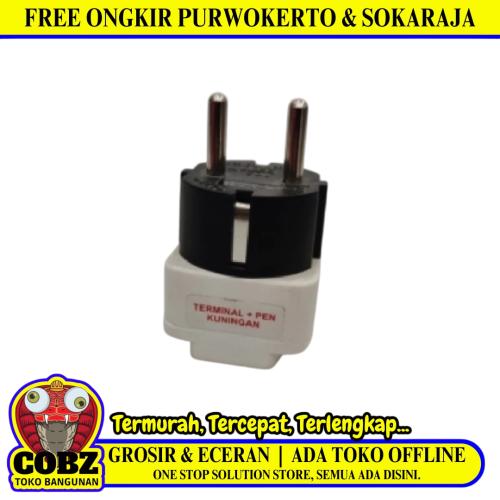 LOYAL LY-921K Steker Jek Stop Kontak Terminal Colokan Serbaguna Universal