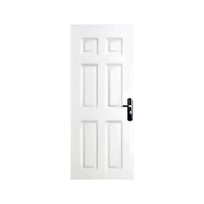 4 CM x 80 CM x 200 CM / FORTRESS METAL 80.01 SINGLE DOOR Pintu Baja White Set