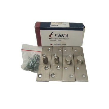 3 IN / ESBELLA Engsel Pivot Putar 360 Derajat Pintu Jendela Stainless