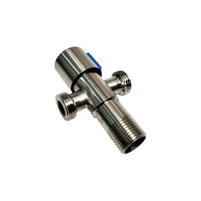 1/2 IN / MDN Stop Kran Air Cabang Tee Shower Kloset Stainless