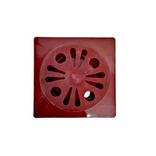4 IN / GMP Saringan Got Leher Pendek Floor Drain PVC Merah
