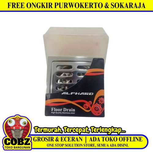 4 IN / ALPHARD  Saringan Got Leher Panjang Floor Drain Stainless